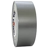 1-Pack Silver Professional Duct Tape, 1.8-inch wide, 55-yard long, One Big Roll for Multi-Purpose Utility Binding, Top Customer Service