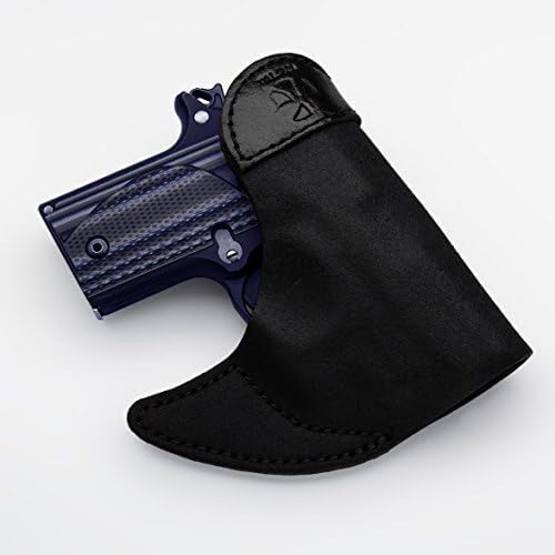 Talon Front Pocket Holster For Sig Sauer P-238 With Crimson Trace Laser - Black