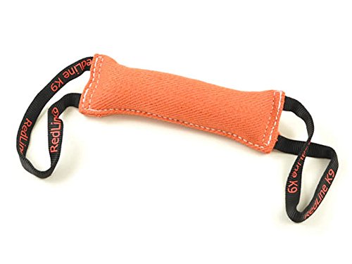 Orange French Linen Dog Tug Toy (3