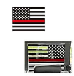 HHLOU Rear Middle Window Thin Red Line American