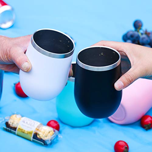 6 DOMICARE+Insulated+Tumbler+Glasses+Black