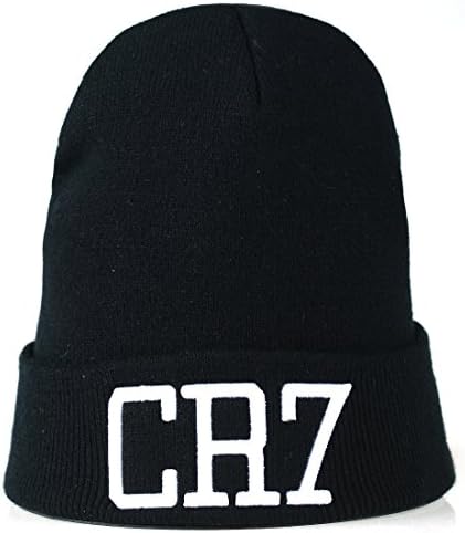 Ulgen Cristiano Ronaldo CR7 Hiphop Beanies Sports Unisex Knit Hat Caps (white)