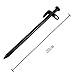 Obecome Tent Stakes,4 Pack Heavy Duty Camping Stakes,8 inch High Strength Steel Camping Tent Stakes Peg Unbreakable and Inflexible for Outdoor Trip Hiking Gardening