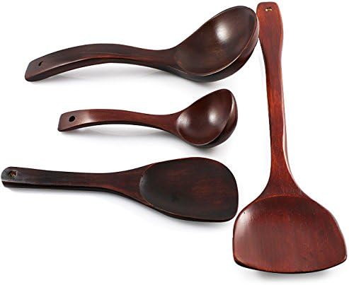 Chinese Kitchen Utensils Cooking Utensils Wooden Tableware Spoon Spoon Spatula Household Utility