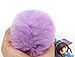 Aibearty Cute Keychain Pom Pom Car Keychain Girl Keyring Fur Ball Key Chain Bag Backpack Pendant