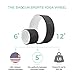 Shogun Sports Yoga Wheel. Relieve Back Pain and Improve Your Yoga Poses, Perfect for Stretching, Improving Flexibility and Backbends. (Yoga Wheel Bundle Black & White (6 & 12″))thumb 4