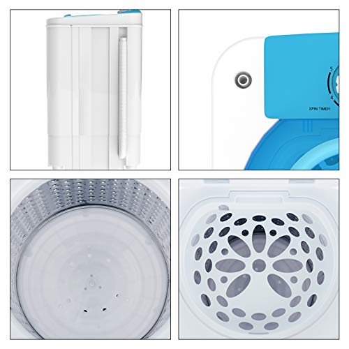 KUPPET Portable Mini Compact Spin Dryer For Laundry /1500 RPM 110V,17