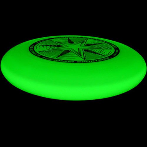 Discraft 175 gram Ultra-Star Sportdisc-Nite-Glo, colors may vary