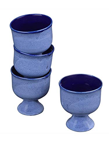 Set of 4 Ice Cream Bowl Cup Ceramic Combo Pot Katoris Kitchen Dining Serveware Accessories