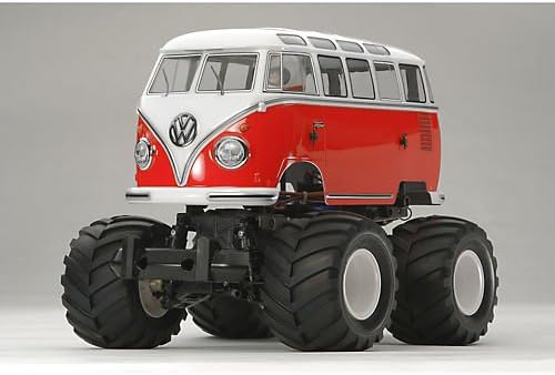 Amazon Com Volkswagen Type 2 Wheelie Radio Control Car 1 12 Scale Tamiya Toys Games