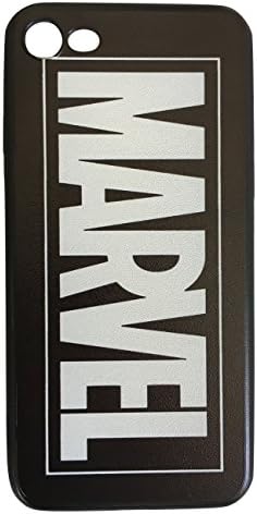 Marvel Logo Superhero Avengers Hard iPhone 8 Case (Black)
