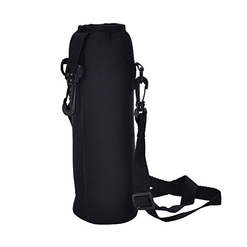  Orcbee  _1000ML Water Bottle Carrier Insulated Cover Bag Holder Strap Pouch Outdoor