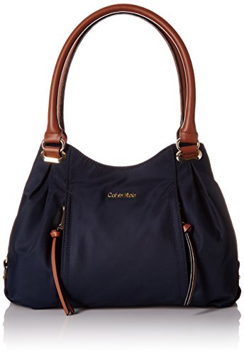Calvin Klein Nylon Shopper Satchel Bag