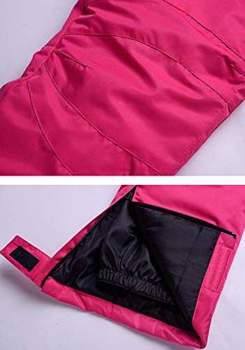 image for ELETOP Women's Snow Pants Outdoor Waterproof Windproof Ski Pants Warm 