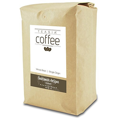 Teasia Coffee, Guatemala Antigua, Single Origin, Medium Roast, Whole Bean, 2-Pound Bag