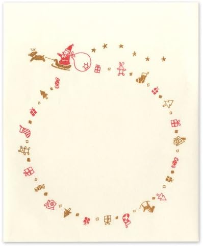 Amazon 遊び箋 れたーせっとあわてんぼうサンタ便箋10枚 封筒3枚セット レターセット 文房具 オフィス用品