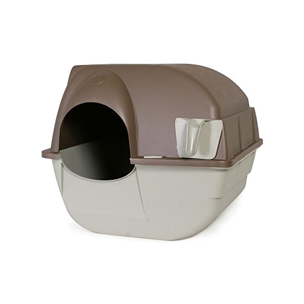 Omega Paw SelfCleaning Litter Box, Regular, Taupe All Cat Things