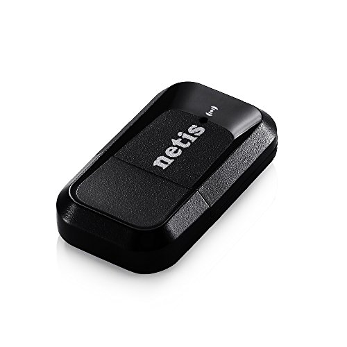 Netis WF2123 Wireless N300 Nano USB Adapter, Supports Windows, Mac OS, Linux, 2.4GHz 300Mbps, 2T2R MIMO Technology