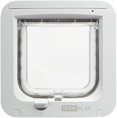 SureFlap Microchip Cat Flap RFID Collar Tags One-Button Install White