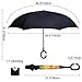 G4Free Windproof Upside Down Double Layer Inverted Reverse Umbrella UV Protection for Women