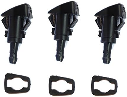 Windshied Wiper Washer Nozzle Compatible with Spray F Dodge Durango 2004-2009, Grand Caravan 2008-2013 Chrysler Aspen 2007-2009