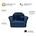 Roundy Toddler Armchair with Soft Microsuede Upholstery Durable Wooden Frame, Ergonomic Design, Fully Assembled, Comfortable Kids Chair for Ages 2-5, Ideal for Bedroom, Playroom & Daycare Use.