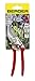 BERGER Tools Bypass #1740 Pruning Shear with Angled Cutting Head for Smaller Hands, Red