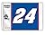 Chase Elliott #24 2016 3x5 DRIVER NUMBER Flag w/grommets Outdoor Banner Nascar Racing