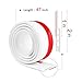 MAGZO Weather Stripping for Doors, 2 Inch Width X 47 Inch Length Upgraded Draft Stopper Under Door Draft Blocker Door Seal Strip Bottom with Adhesive (White)