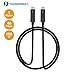 SIIG Thunderbolt 3 Certified, 40Gbps Thunderbolt 3 Active Cable 1M - 100W Charging/5A/20V - Daisy Chain up to 6 Devices - USB Type C with Thunderbolt Logo Compatible - 3.3 Ft