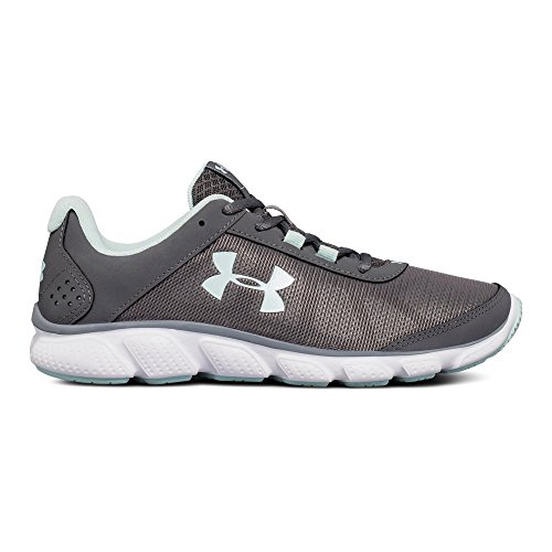 Under Armour Women's Micro G Assert 7 Running Shoe, Graphite (102)/White, 11 (Best Under Armour Running Shoes For Stability)