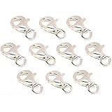 RJ Findings-10pcs Lobster Clasp .925 Sterling Silver Lobster Claw Jewelry Part