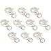 RJ Findings-10pcs Lobster Clasp .925 Sterling Silver Lobster Claw Jewelry Part, 9 x 5
