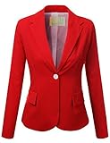 J.TOMSON Womens Tailored Boyfriend Blazer