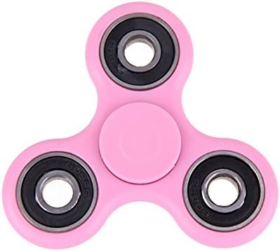 Whatyouwantihave Fidget The Official Anti-Anxiety 360 Spinner Helps Focusing Fidget Toys Premium Quality EDC Focus Toy for Kids & Adults-Best Stress Reduce ADHD Anxiety Ceramic Cube Bearing (Pink)