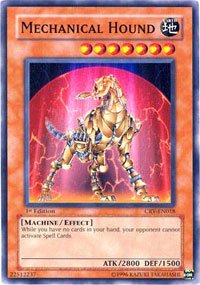 Yu-Gi-Oh! - Mechanical Hound (CRV-EN018) - Cybernetic Revolution - 1st Edition - Common