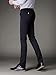 INFLATION Mens Wrinkle-Free Slim-Tapered Stretch Casual Pants,Flat Front Suit Pants, Black, Size 32(Tag 34)