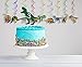 Zyduzsc Dinosaur-Party-Supplies-Birthday-Decorations 48 PCS Hanging Swirl (24 Dinosaurs 24 Spirals) Ceiling Decor Swirls for Kids Boys Girls