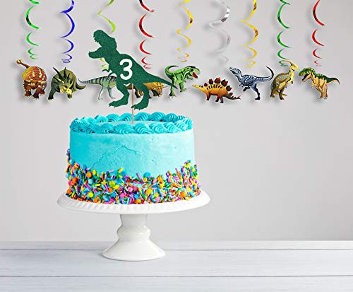 image for BeeGreen Dinosaur-Party-Supplies-Birthday-Decorations 48 PCS Hanging S