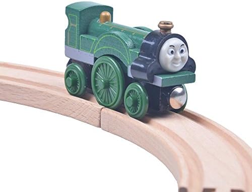 Fashion baby toys Wooden Tomas and Friends railway train track set Emily Train head