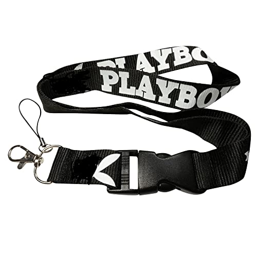 Playboy Lanyard Keychain Holder Black on Galleon Philippines