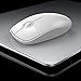 FD Wireless Mouse, V8 2.4G Ultrathin Silent Wireless Mouse with User Manual&Nano Receiver 1500 DPI Precise Control for Notebook Computer PC Laptop MacBook and Chromebook (White)