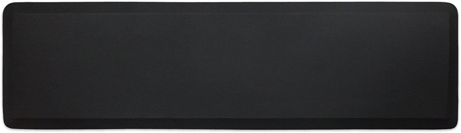 GelPro NewLife Designer Comfort Ergo-Foam Anti-Fatigue Kitchen Floor Mat, 20" x 72", Leather Grain Jet Image