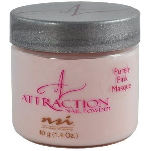 NSI Attraction Acrylic Nail Powder Peach Blush – Vergilbungsfrei, Pigmentreich & Flexibel