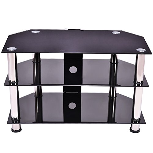 TV Stand Rack Shelf Entertainment Livingroom Organizer Media Audio Storage