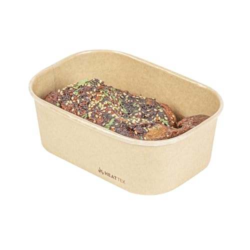 Restaurantware 25 oz Oval Kraft Paper Take Out Boxes, Oven-Safe, 100 Count at Amazon