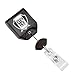 Heavy Duty Retractable Badge Reel - No Twist B-Reel I'd Card Holder w/Strong Pull Cord and Swivel Alligator Clip with Teeth - Slot Hole Snap Strap for Nurse Badges, Office Keys by Specialist ID