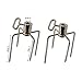 onlyfire 6008 Rotisserie Meat Forks(1-Pair) for Weber and Other Model Grills - Only Fits 5/16