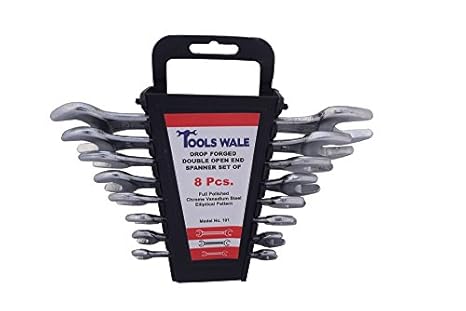 Tools WALE 8-Pieces Double Ended Doe Spanner Set