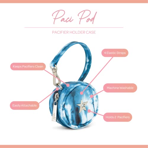 JuJuBe Paci Pod Pacifier Holder, Clip Binky to Diaper Bag or Stroller